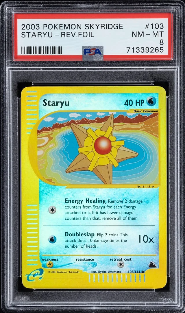 2003 Pokemon Skyridge Reverse Foil Staryu #103 card image