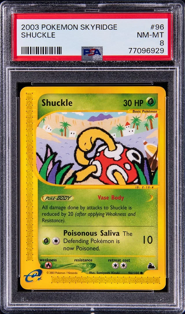 2003 Pokemon Skyridge Shuckle #96 card image