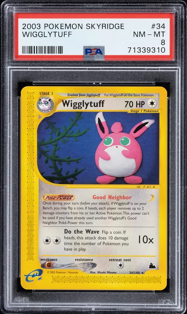 2003 Pokemon Skyridge Wigglytuff #34 card image