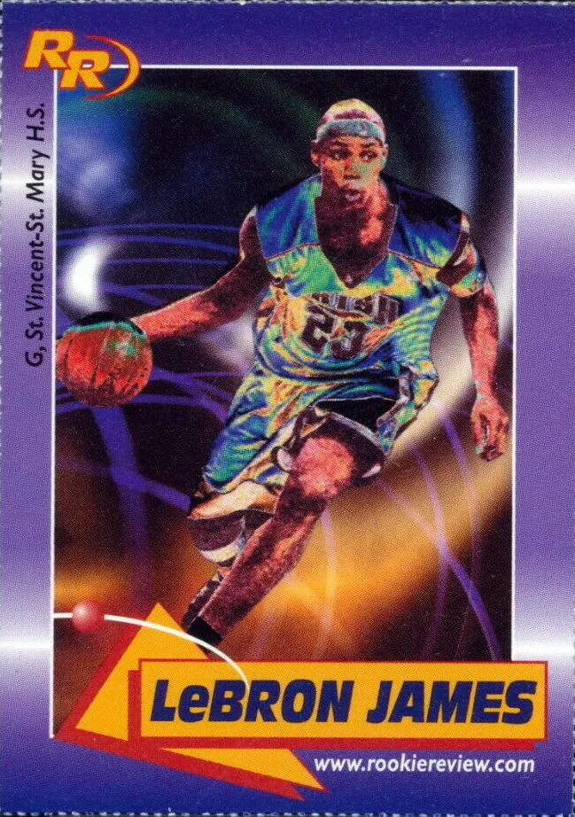 2003 Rookie Review Lebron James #59 card image
