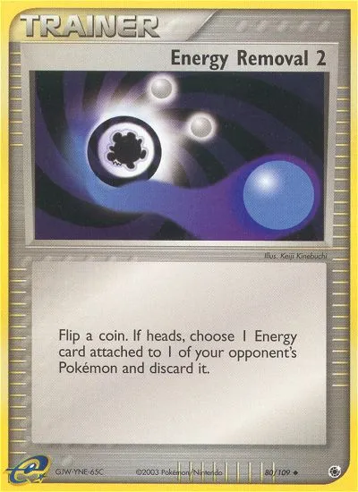 2003 Ruby & Sapphire Energy Removal 2 Uncommon #080/109 Uncommon card image