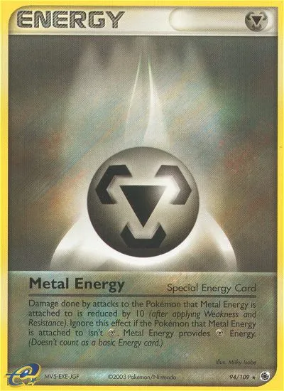 2003 Ruby & Sapphire Metal Energy Rare #094/109 Rare card image