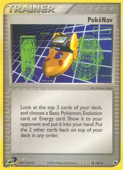 2003 Ruby & Sapphire PokéNav Uncommon #088/109 Uncommon card image