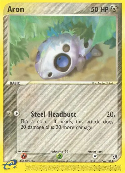 2003 Sandstorm Aron Common #056/100 Common card image