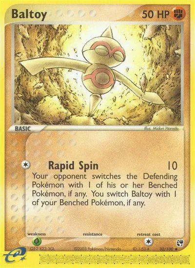 2003 Sandstorm Baltoy #032/100 Uncommon card image