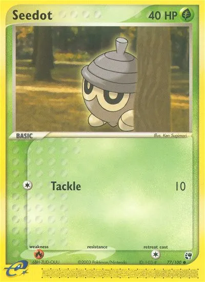 2003 Sandstorm Seedot Common #076/100 Common card image