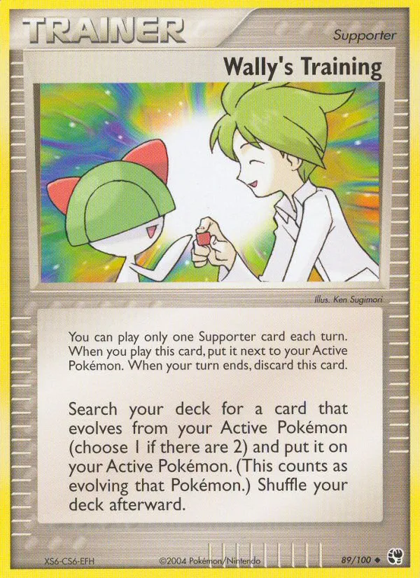 2003 Sandstorm Wally's Training Uncommon #089/100 Uncommon card image