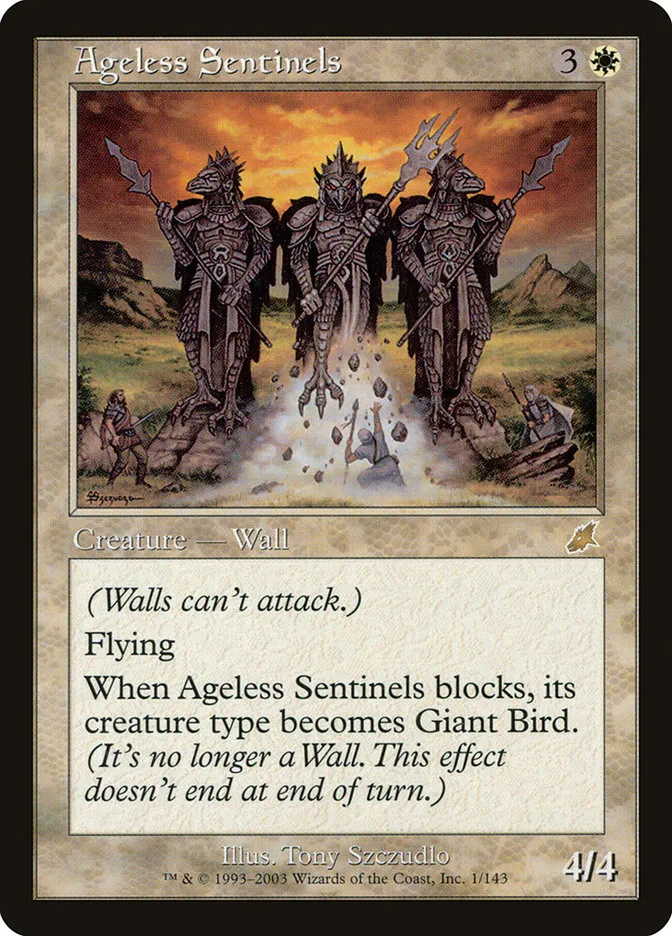2003 Scourge Ageless Sentinels rare #1 unlisted card image