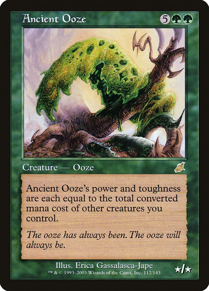 2003 Scourge Ancient Ooze rare #112 unlisted card image