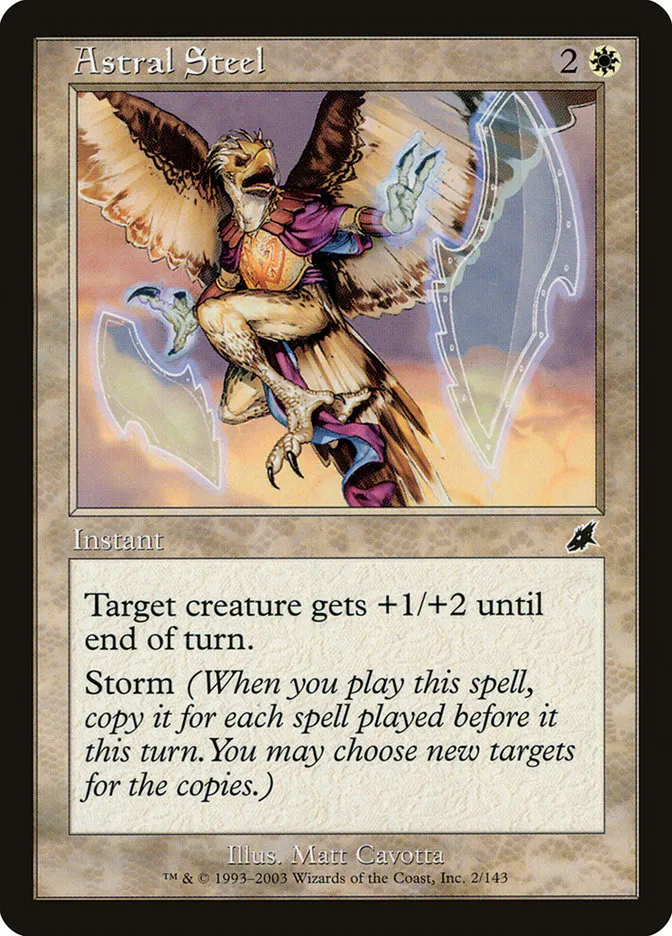 2003 Scourge Astral Steel common #2 unlisted card image