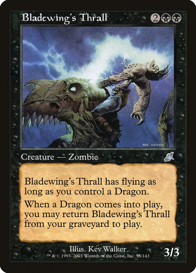 2003 Scourge Bladewing's Thrall uncommon #55 unlisted card image