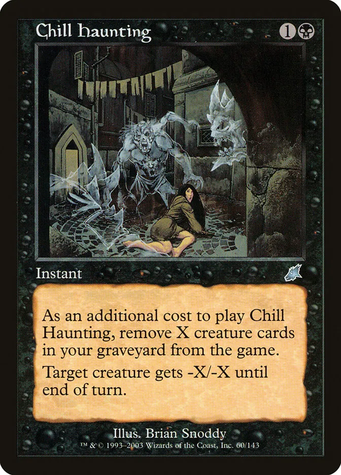 2003 Scourge Chill Haunting uncommon #60 unlisted card image