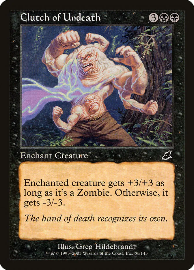 2003 Scourge Clutch of Undeath common #61 unlisted card image