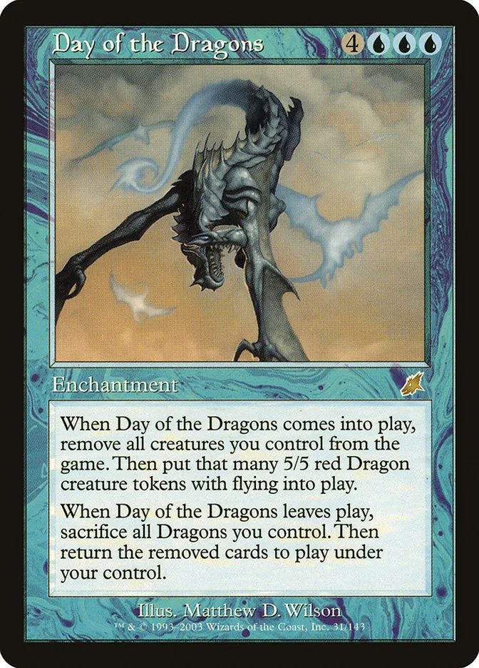 2003 Scourge Day of the Dragons rare #31 unlisted card image