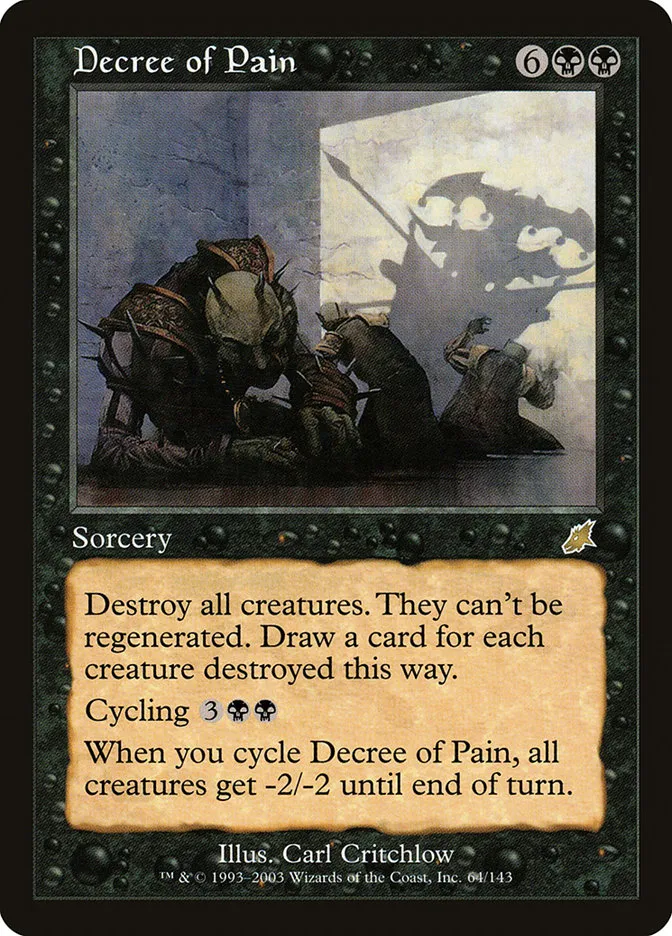2003 Scourge Decree of Pain rare #64 unlisted card image