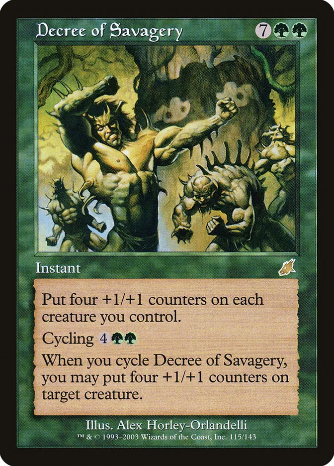 2003 Scourge Decree of Savagery rare #115 unlisted card image