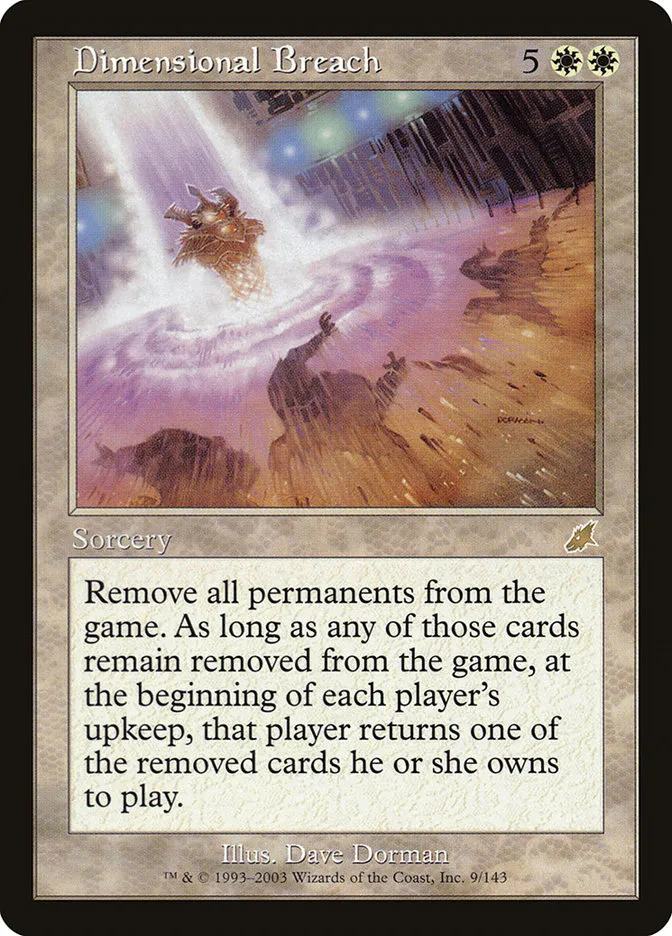 2003 Scourge Dimensional Breach rare #9 unlisted card image