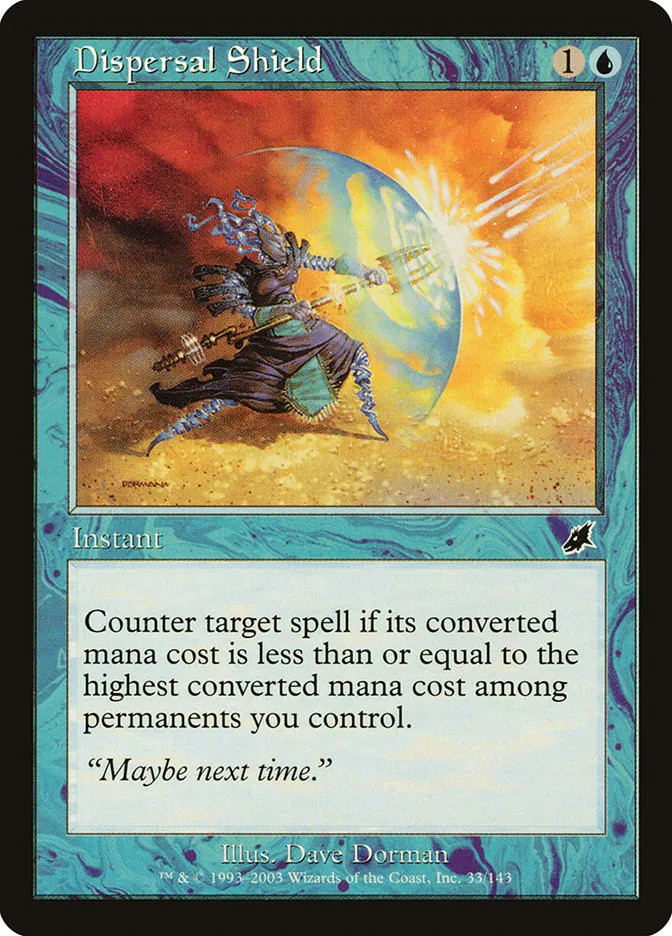 2003 Scourge Dispersal Shield common #33 unlisted card image