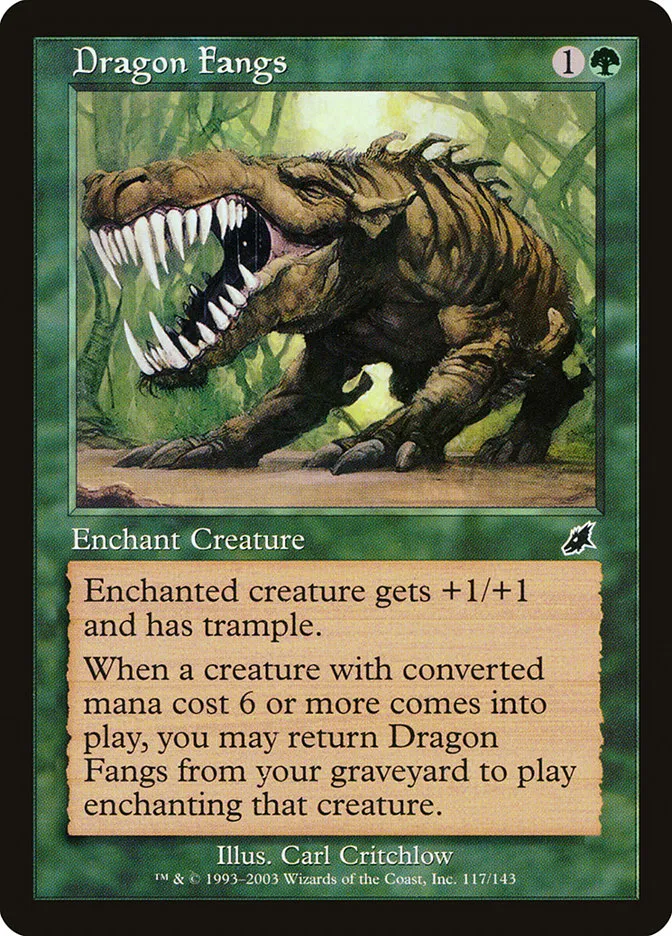 2003 Scourge Dragon Fangs common #117 unlisted card image