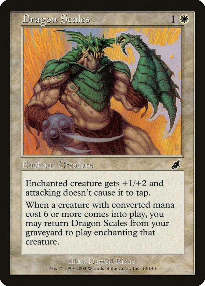 2003 Scourge Dragon Scales common #10 unlisted card image
