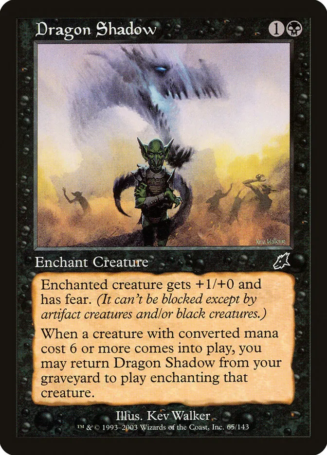 2003 Scourge Dragon Shadow common #65 unlisted card image