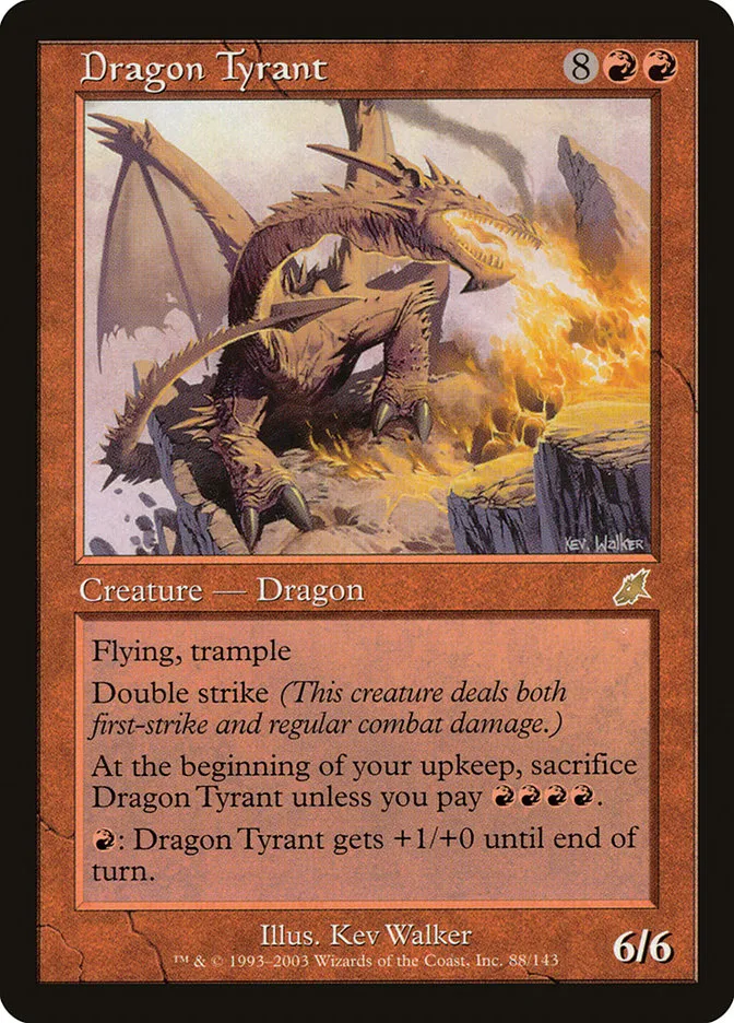 2003 Scourge Dragon Tyrant rare #88 unlisted card image