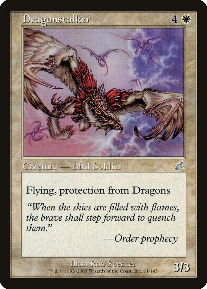 2003 Scourge Dragonstalker uncommon #11 unlisted card image