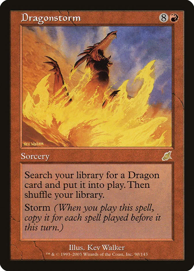2003 Scourge Dragonstorm rare #90 unlisted card image