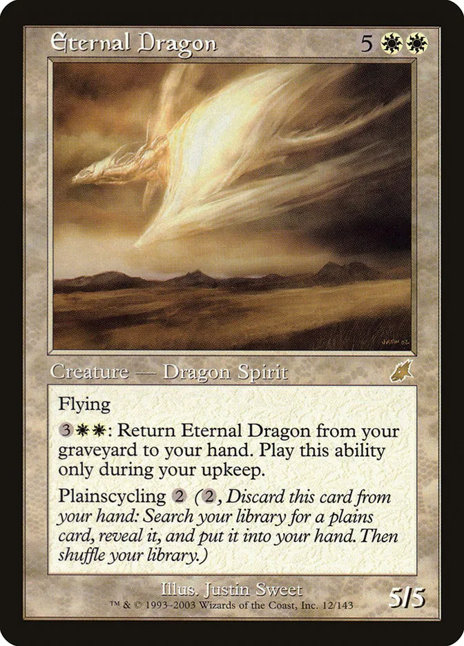 2003 Scourge Eternal Dragon rare #12 unlisted card image