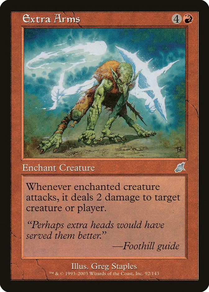2003 Scourge Extra Arms uncommon #92 unlisted card image