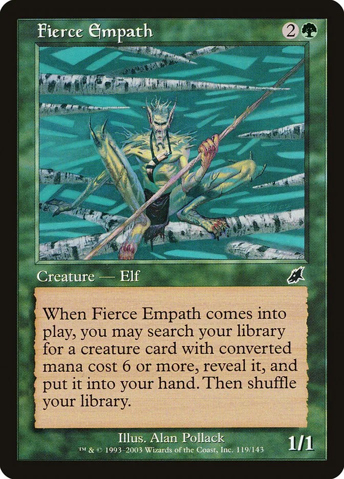 2003 Scourge Fierce Empath common #119 unlisted card image