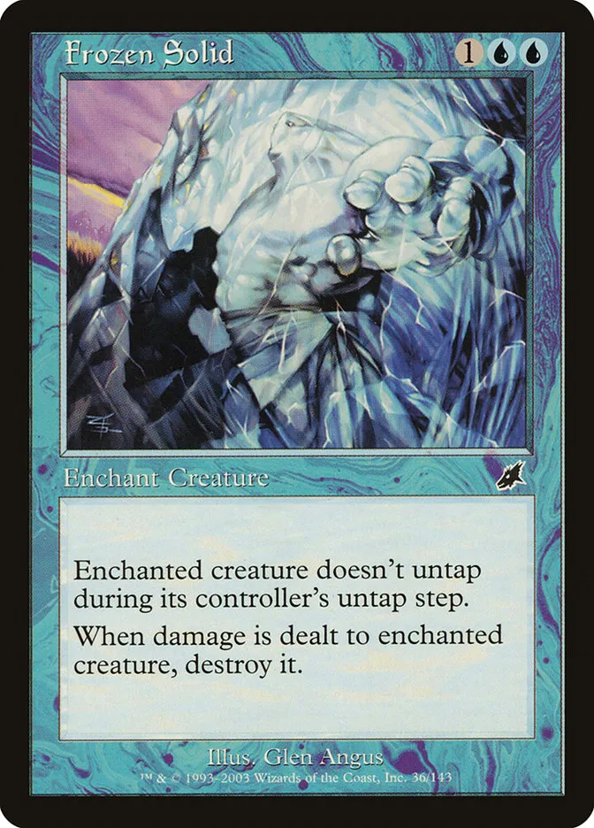 2003 Scourge Frozen Solid common #36 unlisted card image
