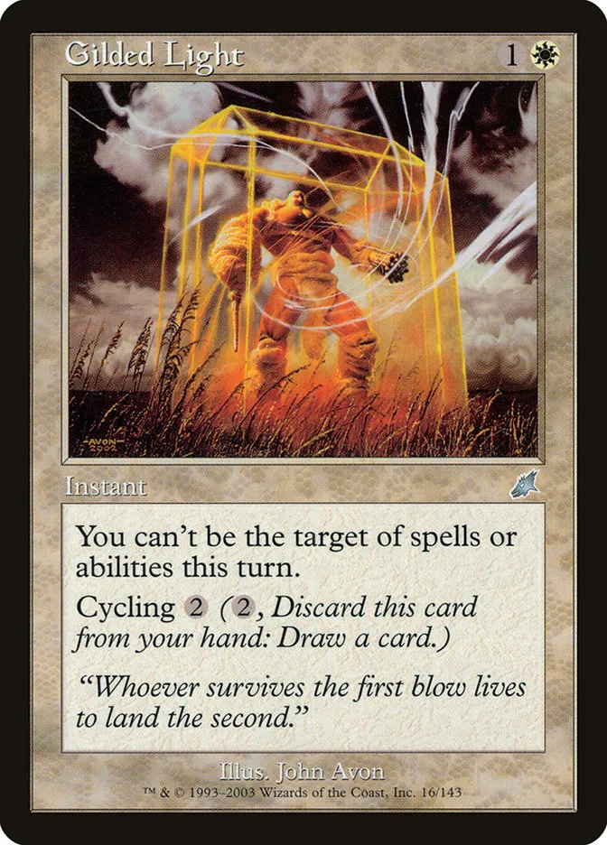 2003 Scourge Gilded Light uncommon #16 unlisted card image