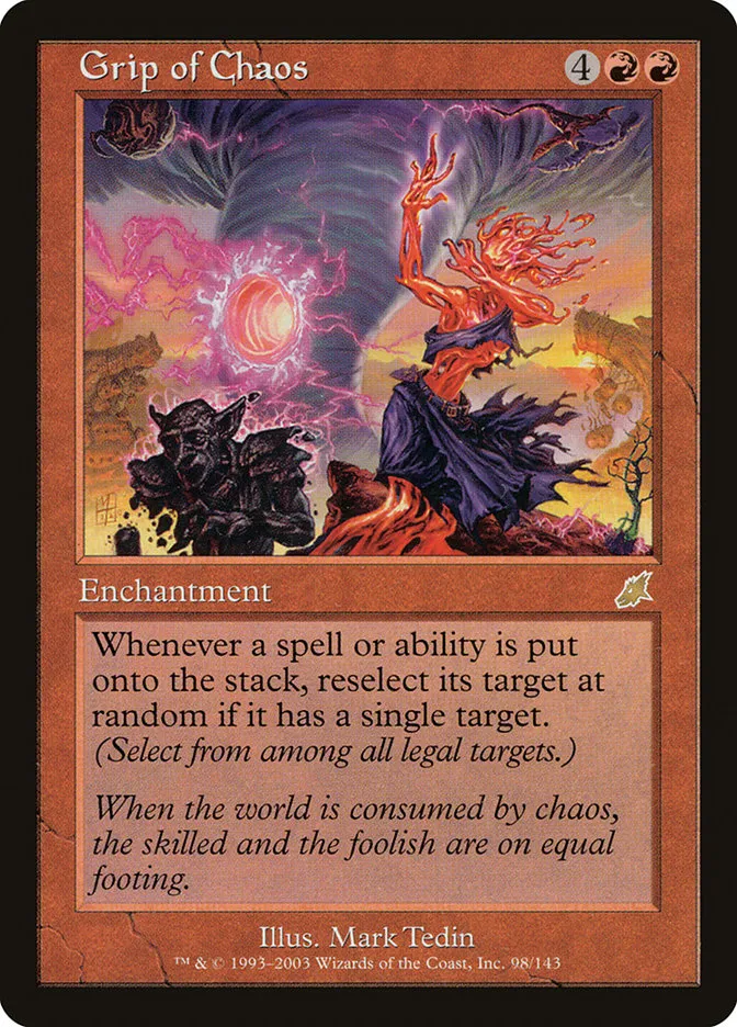 2003 Scourge Grip of Chaos rare #98 unlisted card image