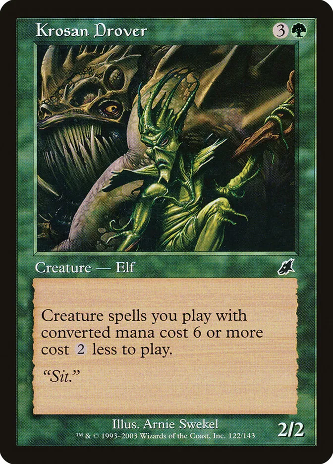 2003 Scourge Krosan Drover common #122 unlisted card image