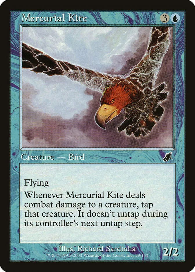 2003 Scourge Mercurial Kite common #39 unlisted card image