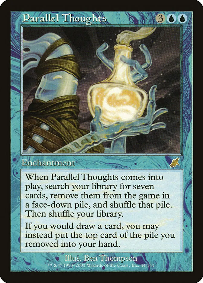2003 Scourge Parallel Thoughts rare #44 unlisted card image