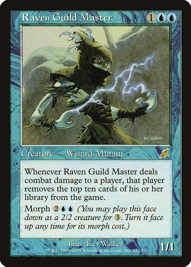 2003 Scourge Raven Guild Master rare #47 unlisted card image