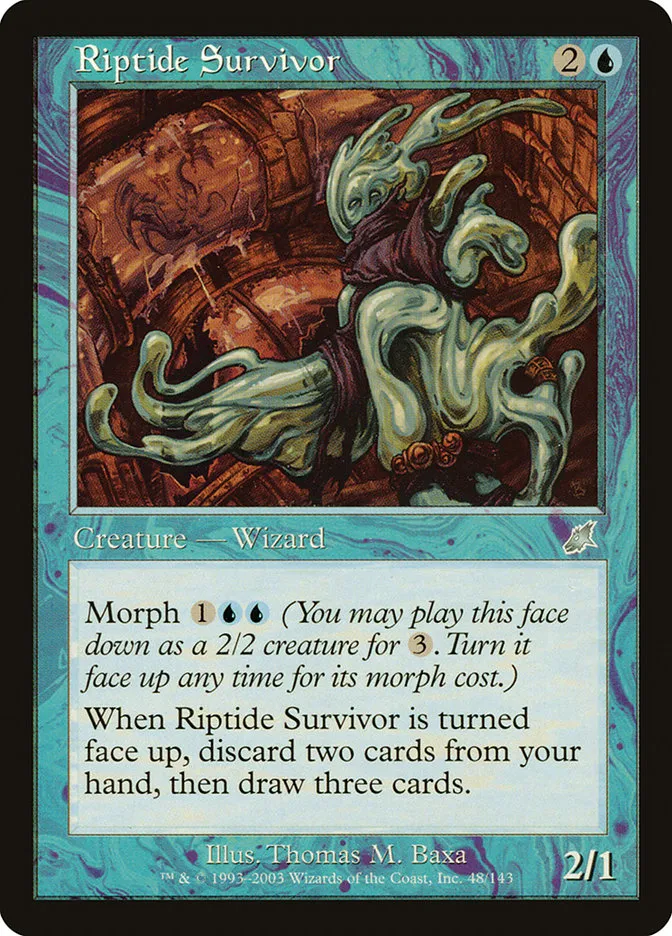 2003 Scourge Riptide Survivor uncommon #48 unlisted card image