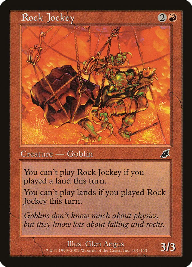 2003 Scourge Rock Jockey common #101 unlisted card image
