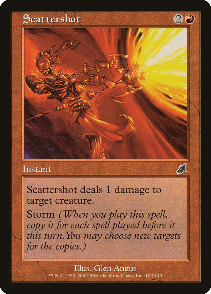 2003 Scourge Scattershot common #102 unlisted card image