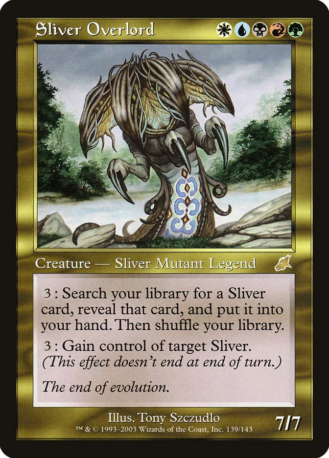 2003 Scourge Sliver Overlord rare #139 unlisted card image