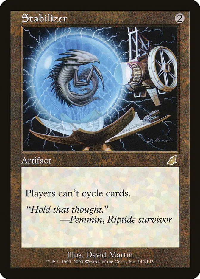 2003 Scourge Stabilizer rare #142 unlisted card image