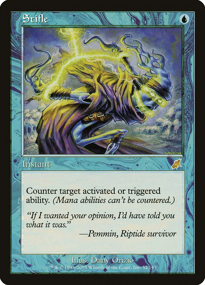 2003 Scourge Stifle rare #52 unlisted card image