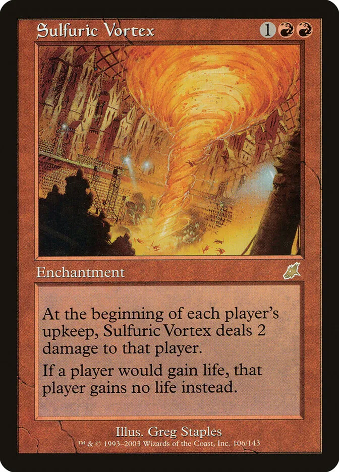 2003 Scourge Sulfuric Vortex rare #106 unlisted card image
