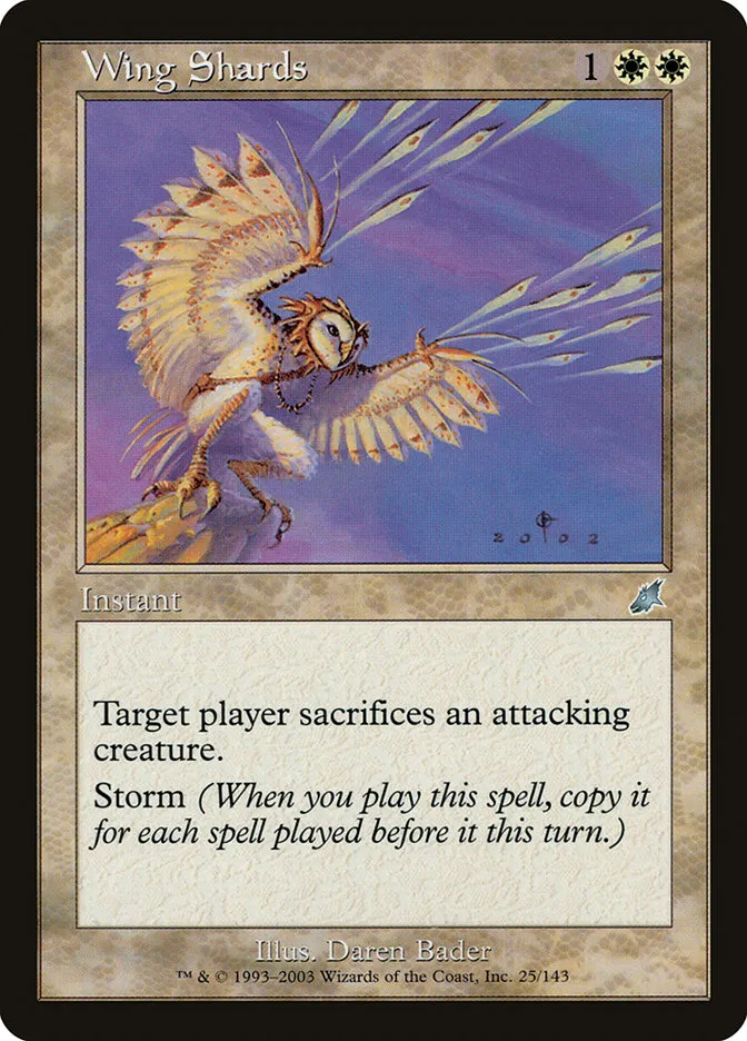 2003 Scourge Wing Shards uncommon #25 unlisted card image