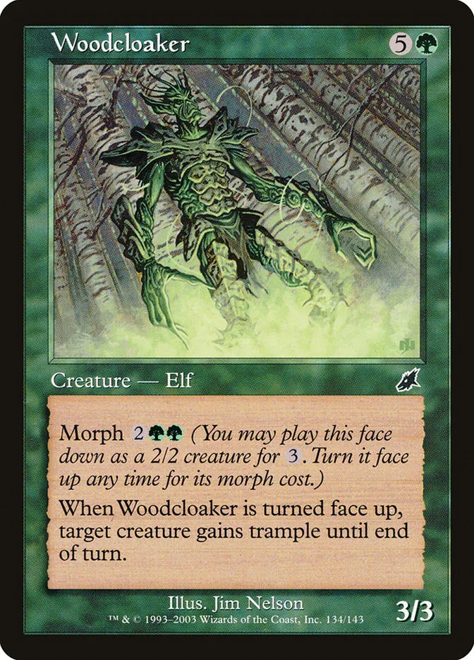 2003 Scourge Woodcloaker common #134 unlisted card image
