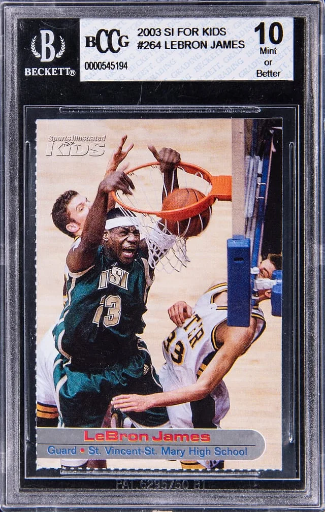 2003 SI For Kids LeBron James #264 card image
