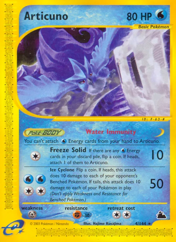 2003 Skyridge Articuno #004/144 Rare card image