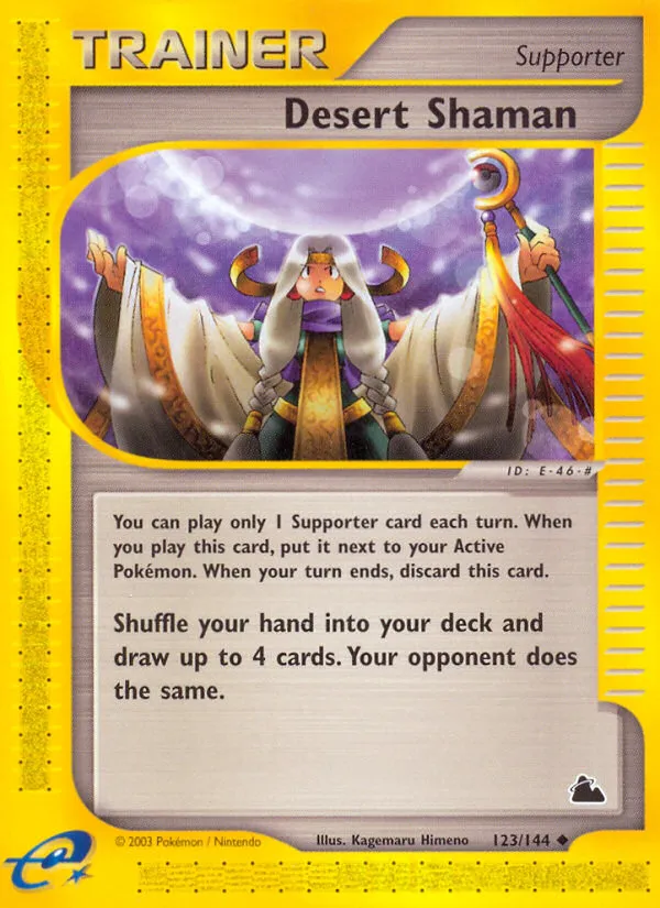 2003 Skyridge Desert Shaman #123/144 Uncommon card image